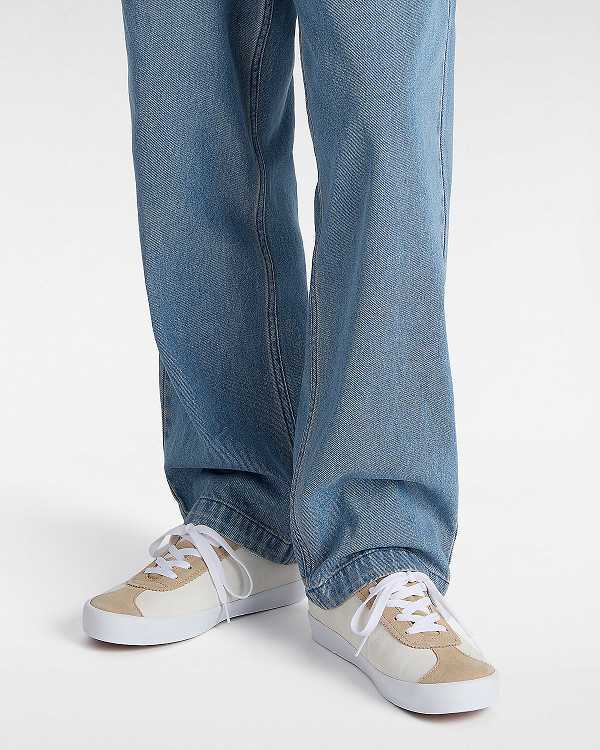 Beige Men Vans Sport Low Suede Sneakers Canada | VN9082713