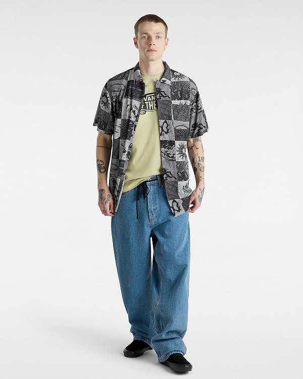 Beige Men Vans Style 76 T Shirts Canada | VN5178943