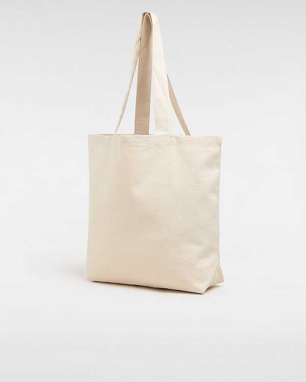 Beige Unisex Vans Box Logo Tote Bag Canada | VN4780396