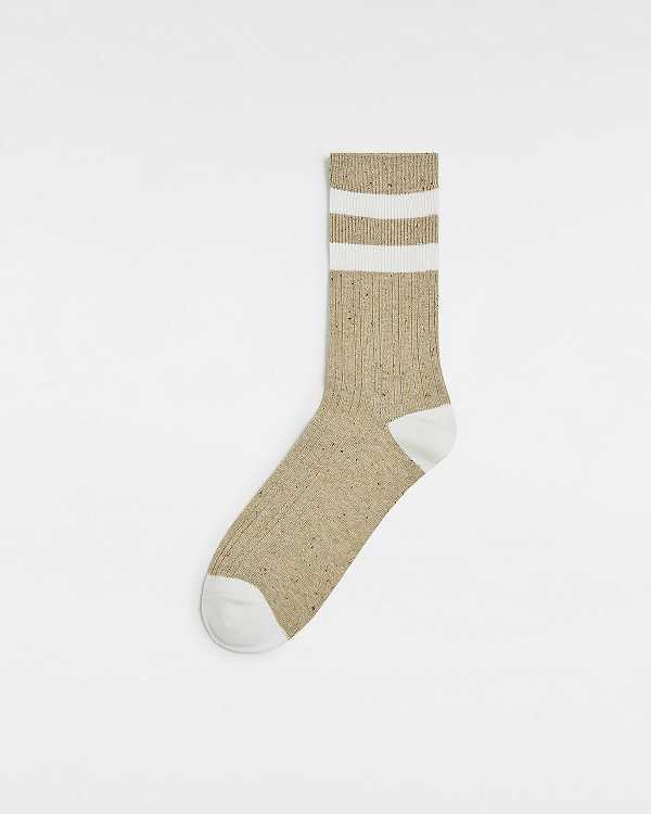 Beige Unisex Vans Classic Crew (1 Pair) Socks Canada | VN0437156
