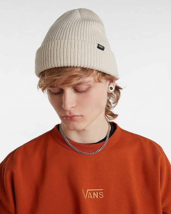 Beige Unisex Vans Core Basics Beanie Canada | VN6583970