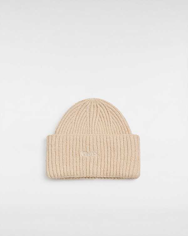 Beige Unisex Vans Densmore Wide Cuff Beanie Canada | VN3064815