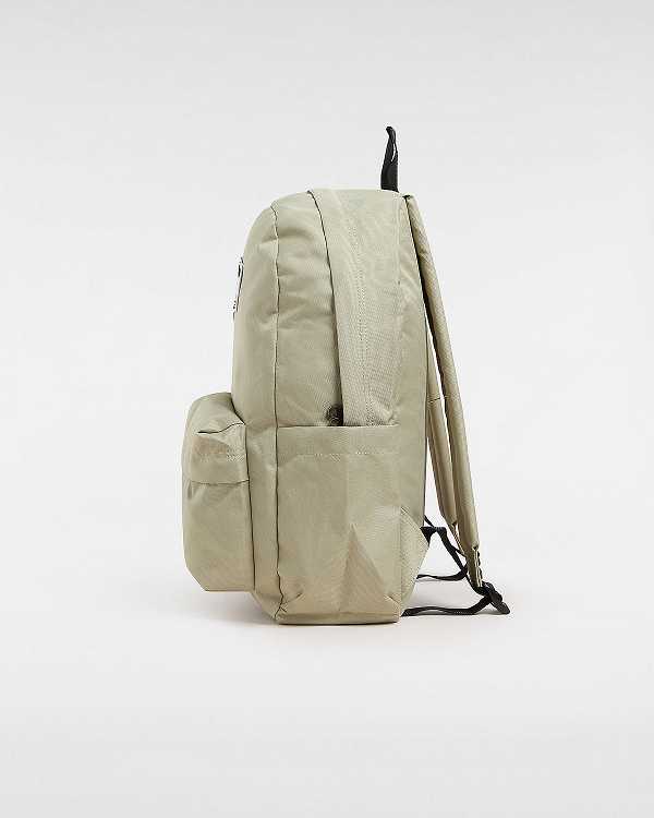 Beige Unisex Vans Old Skool Classic Backpacks Canada | VN2741983