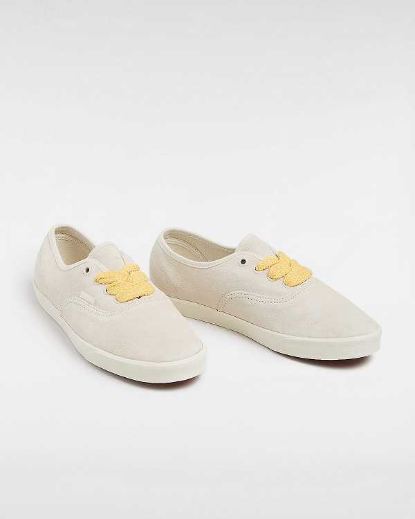 Beige Women Vans Authentic Lowpro Sneakers Canada | VN8625197