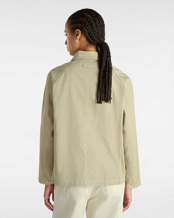 Beige Women Vans Codey Utility Coat Canada | VN6793124