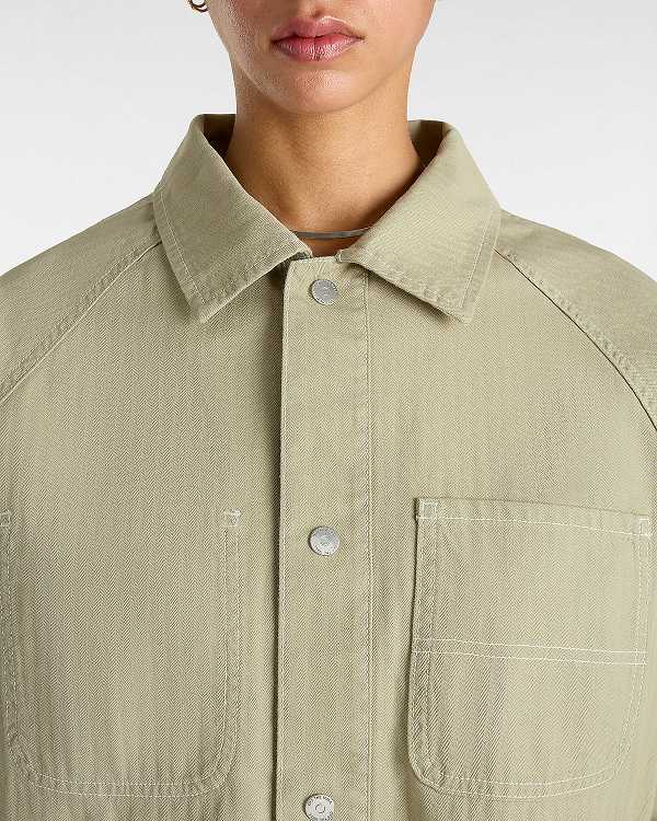 Beige Women Vans Codey Utility Coat Canada | VN6793124