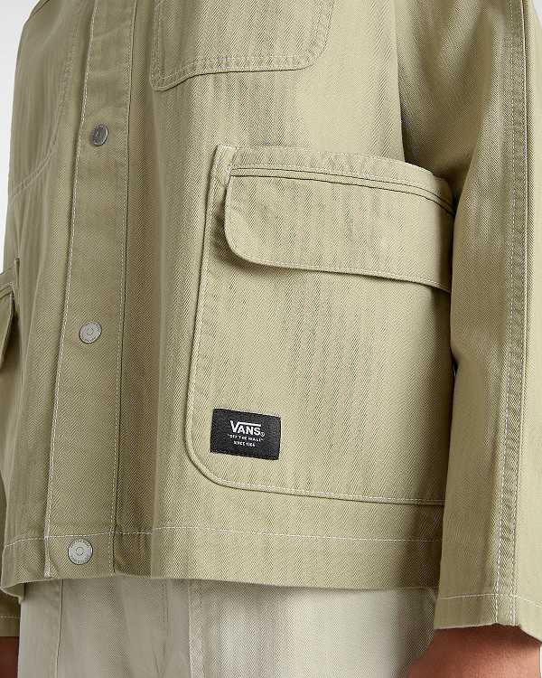 Beige Women Vans Codey Utility Coat Canada | VN6793124