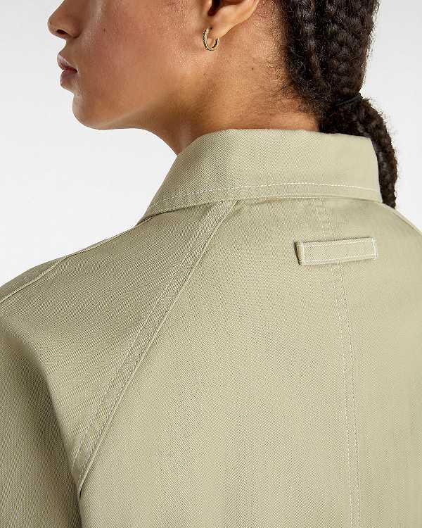 Beige Women Vans Codey Utility Coat Canada | VN6793124