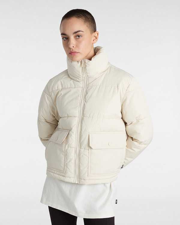 Beige Women Vans MTE Aubrey Primaloft Jacket Canada | VN6150432
