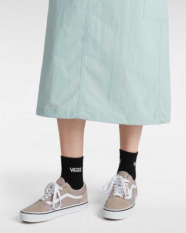 Beige Women Vans Old Skool Sneakers Canada | VN7540963