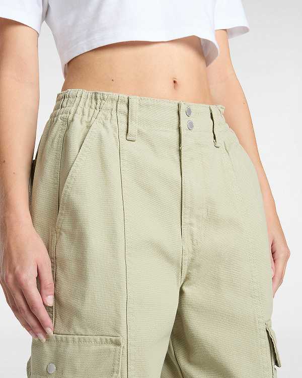 Beige Women Vans Sidewalk Pants Canada | VN7564831