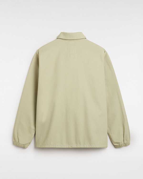 Beige Women Vans Torrey Canvas Coaches Jacket Canada | VN7260438