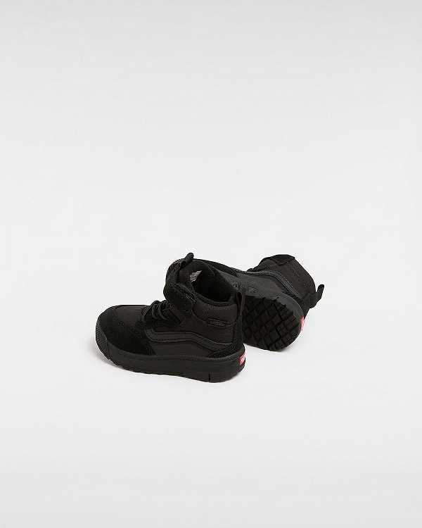 Black Kids' Vans MTE Mini Crest (1-4 Years) Hiking Boots Canada | VN0318425