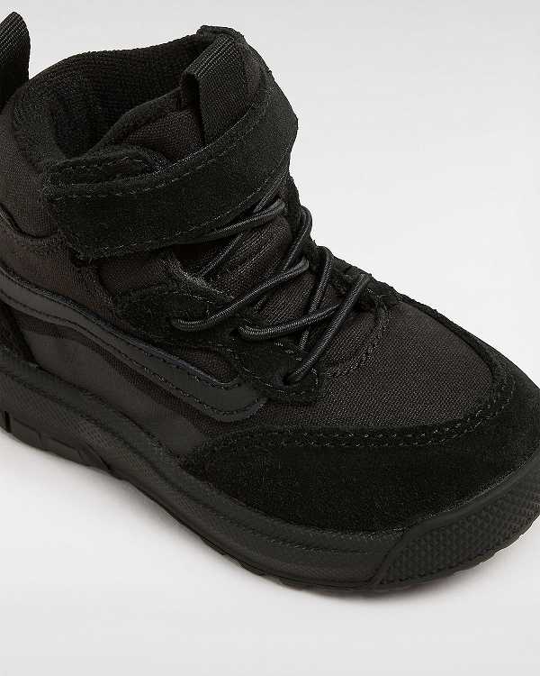 Black Kids' Vans MTE Mini Crest (1-4 Years) Hiking Boots Canada | VN0318425