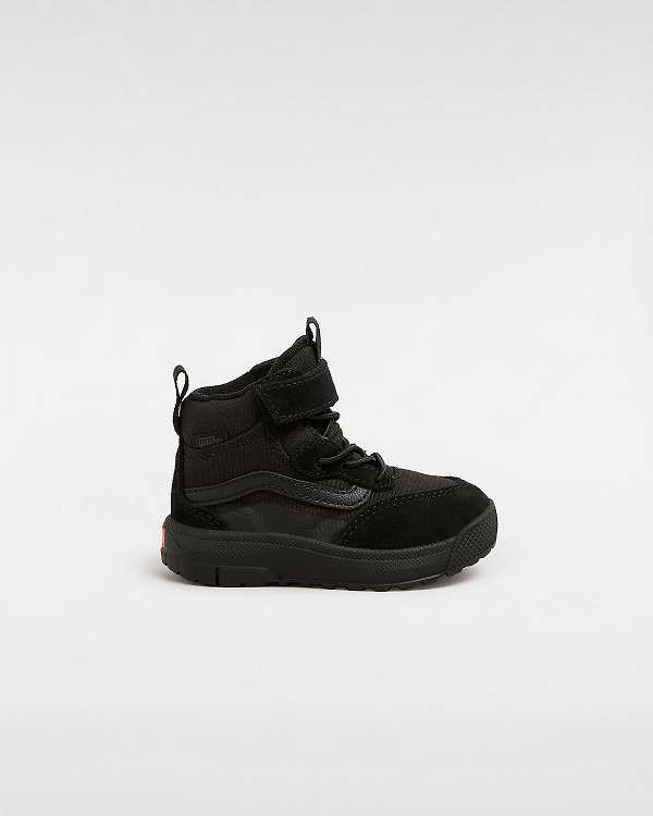 Black Kids\' Vans MTE Mini Crest (1-4 Years) Hiking Boots Canada | VN0318425