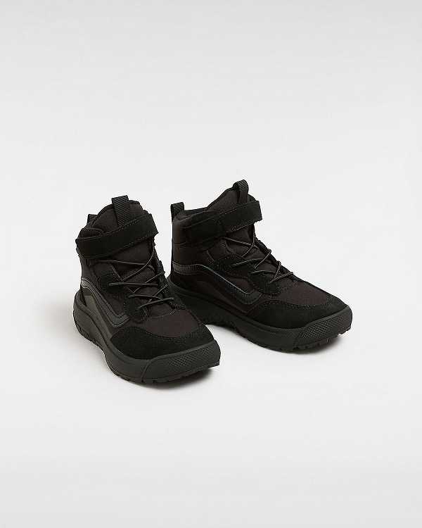 Black Kids' Vans MTE Mini Crest (4-8 Years) Hiking Boots Canada | VN4715926