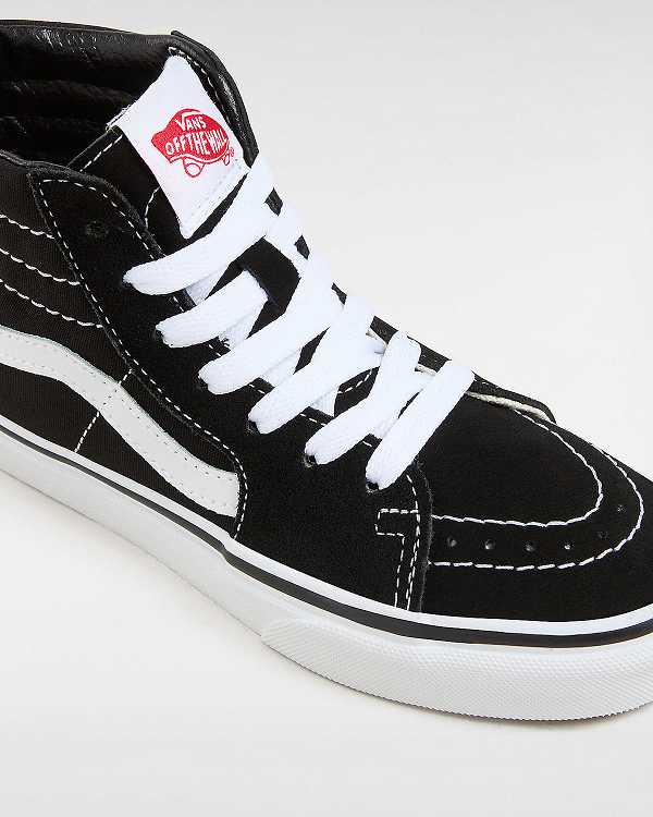Black Kids' Vans Sk8-Hi (4-8 years) Sneakers Canada | VN0547329