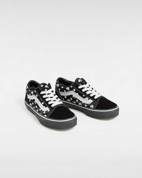 Black Kids' Vans Vans X Papergirl Old Skool (4-8 Years) Sneakers Canada | VN0587962