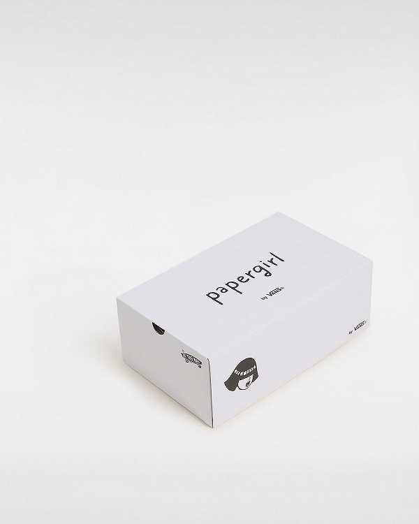 Black Kids' Vans Vans X Papergirl Old Skool (4-8 Years) Sneakers Canada | VN0587962