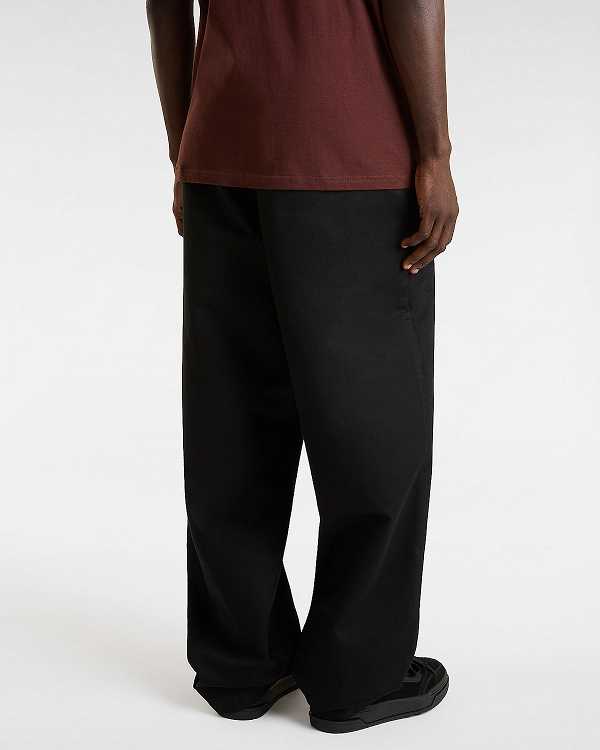 Black Men Vans Authentic Chino Baggy Pants Canada | VN4380672
