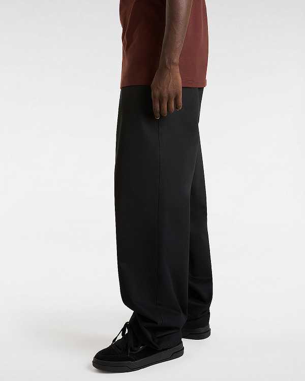 Black Men Vans Authentic Chino Baggy Pants Canada | VN4380672