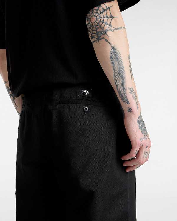 Black Men Vans Authentic Chino Loose Pants Canada | VN2143679