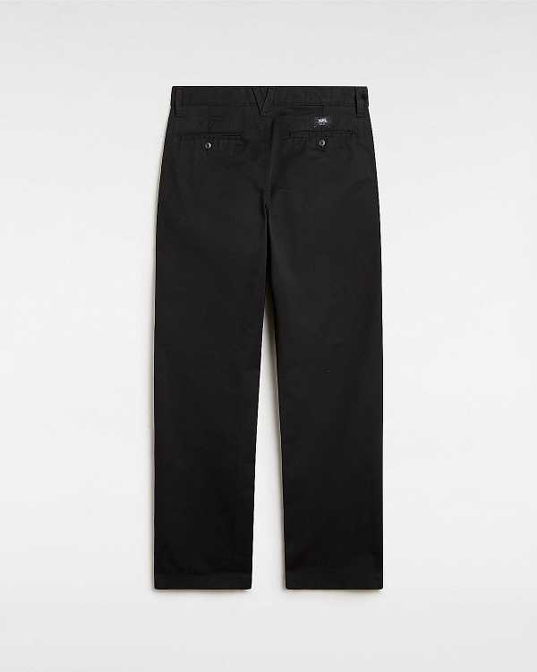 Black Men Vans Authentic Chino Relaxed Pants Canada | VN0519643