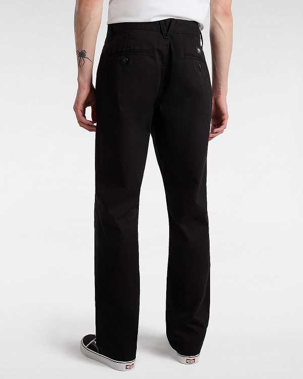 Black Men Vans Authentic Chino Relaxed Pants Canada | VN0519643