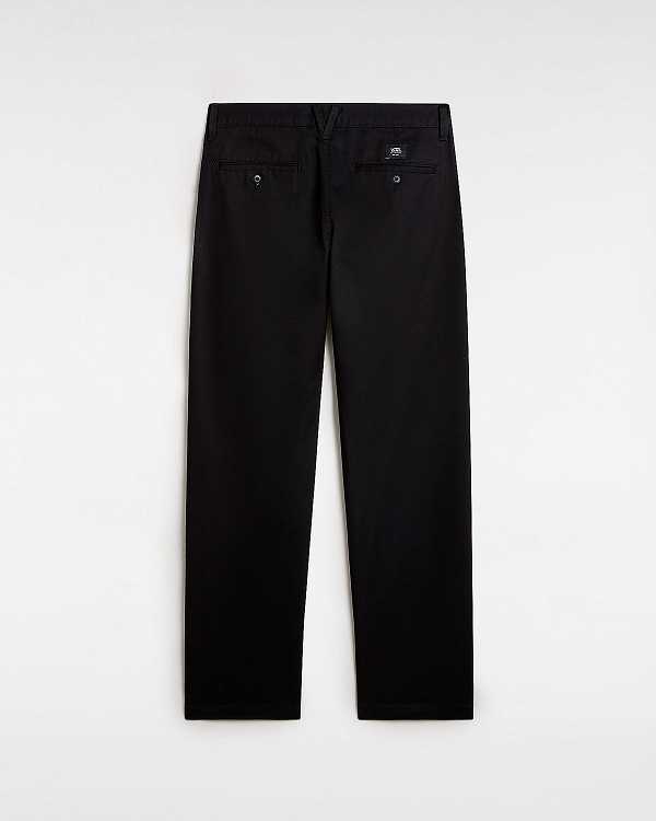 Black Men Vans Authentic Chino Slim Pants Canada | VN6980253