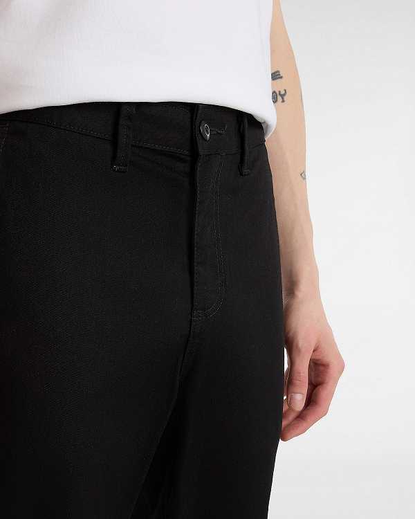 Black Men Vans Authentic Chino Slim Pants Canada | VN6980253