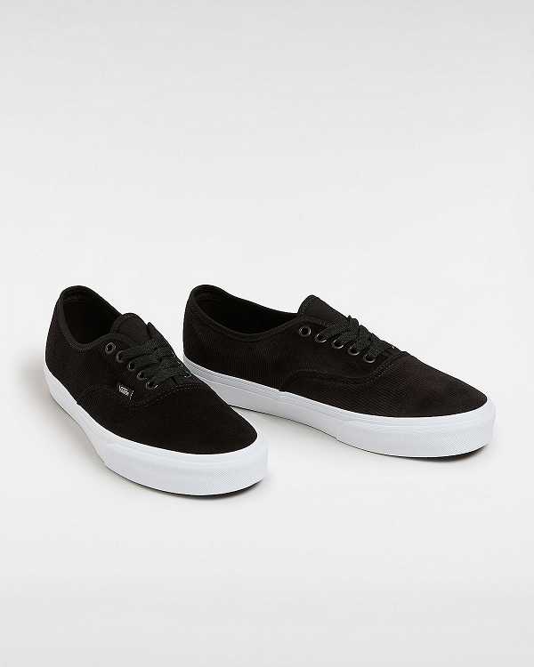 Black Men Vans Authentic Corduroy Sneakers Canada | VN6917534