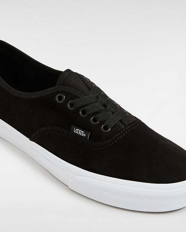 Black Men Vans Authentic Corduroy Sneakers Canada | VN6917534