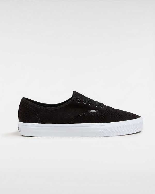 Black Men Vans Authentic Corduroy Sneakers Canada | VN6917534