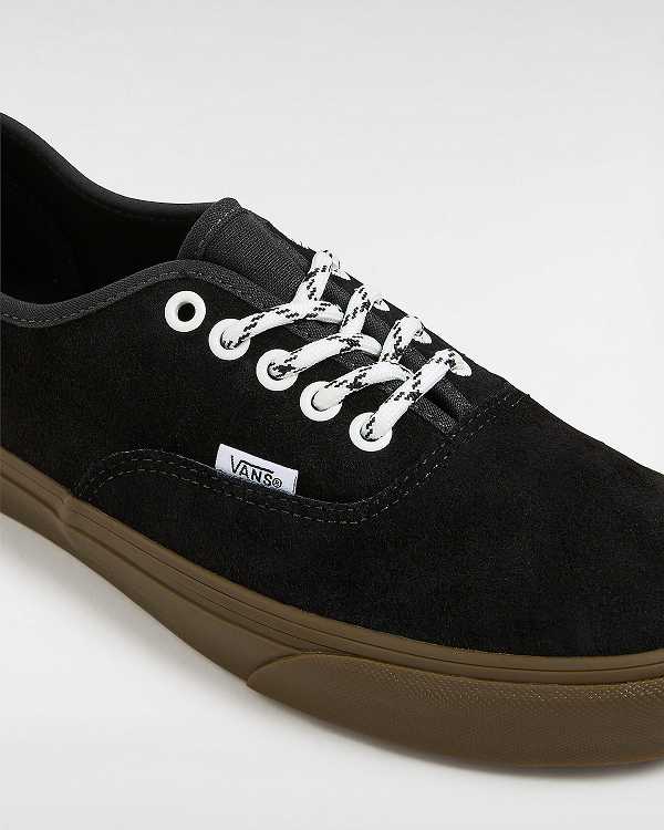 Black Men Vans Authentic Hairy Suede Sneakers Canada | VN6182370
