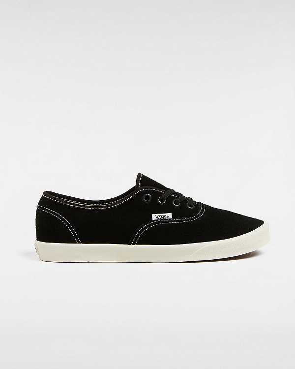 Black Men Vans Authentic Lowpro Suede Sneakers Canada | VN4390871