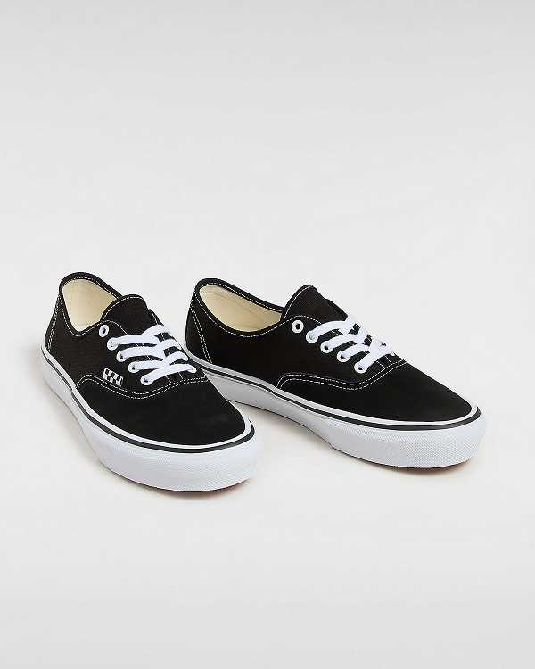 Black Men Vans Authentic Skate Shoes Canada | VN9508734