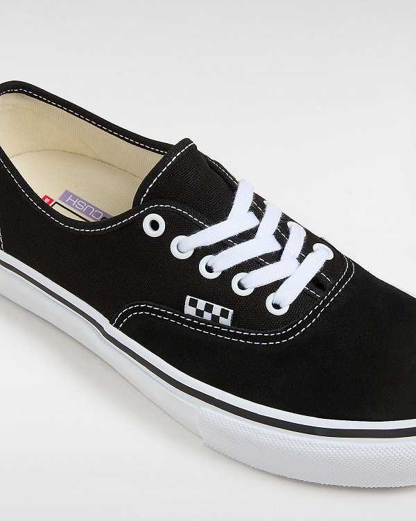 Black Men Vans Authentic Skate Shoes Canada | VN9508734