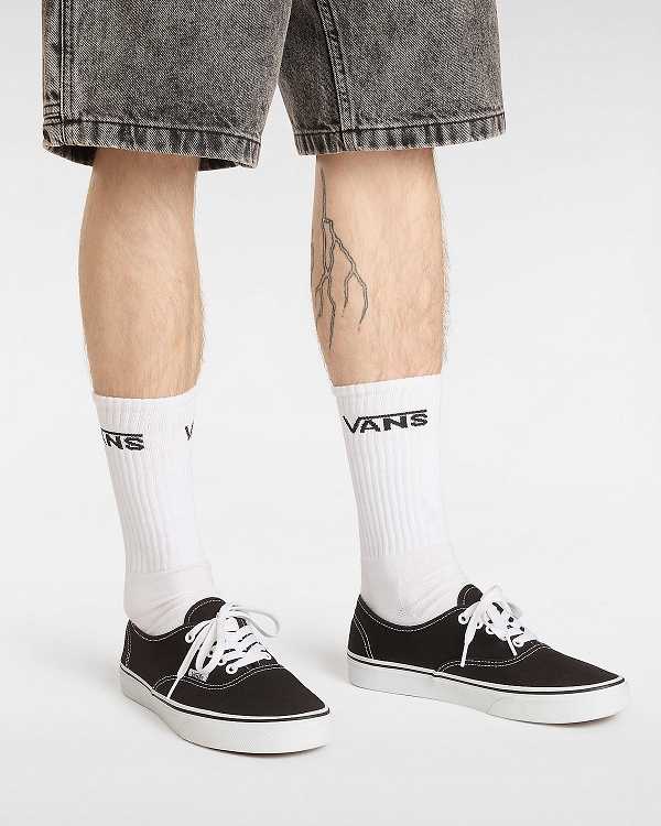 Black Men Vans Authentic Skate Shoes Canada | VN9508734