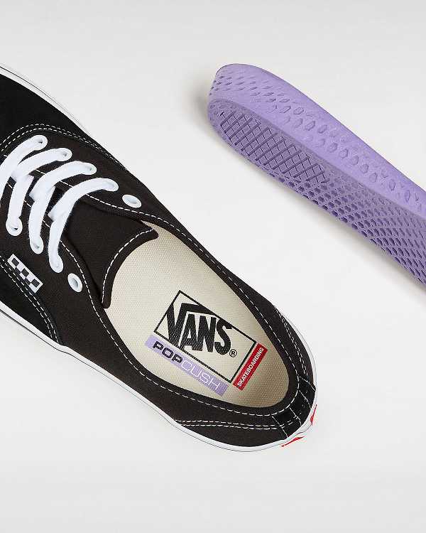 Black Men Vans Authentic Skate Shoes Canada | VN9508734