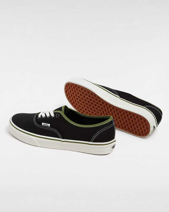 Black Men Vans Authentic Sneakers Canada | VN7146529