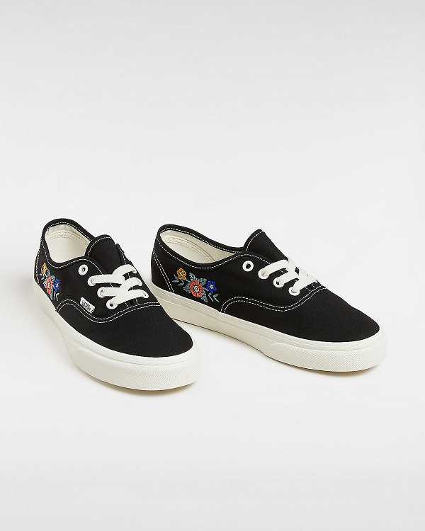 Black Men Vans Authentic Sneakers Canada | VN7698135