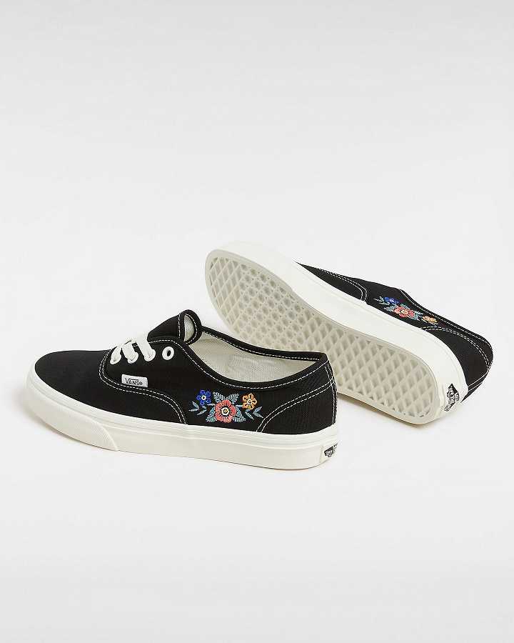 Black Men Vans Authentic Sneakers Canada | VN7698135