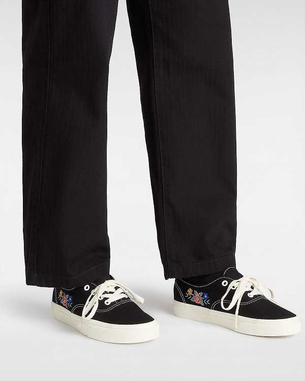 Black Men Vans Authentic Sneakers Canada | VN7698135
