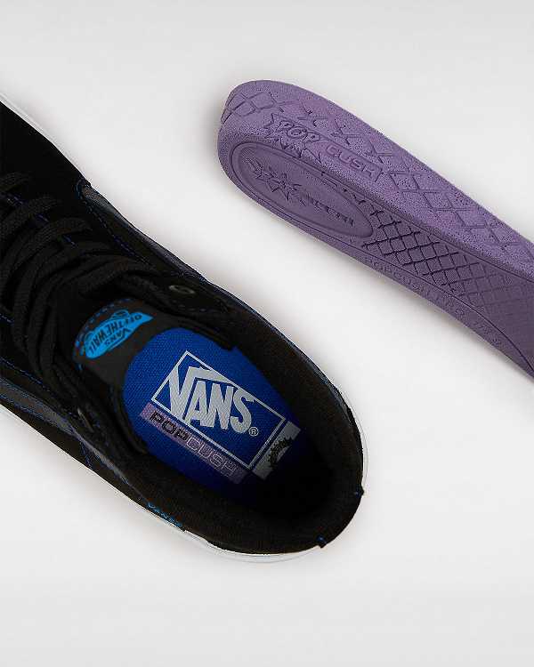 Black Men Vans BMX Sk8-Hi Sneakers Canada | VN0513247