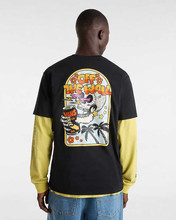 Black Men Vans Bouya T Shirts Canada | VN0529648