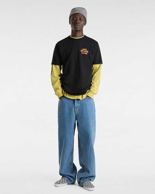 Black Men Vans Bouya T Shirts Canada | VN0529648