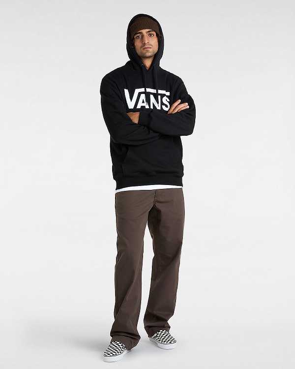 Black Men Vans Classic Pullover Canada | VN4562908