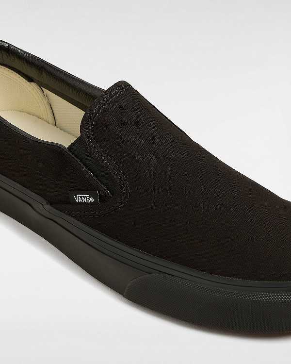 Black Men Vans Classic Slip On Shoes Canada | VN3485176