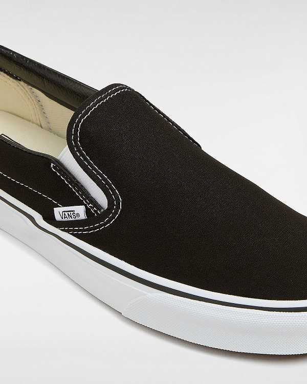 Black Men Vans Classic Slip On Shoes Canada | VN5429307