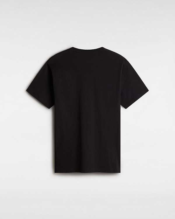 Black Men Vans Classic T Shirts Canada | VN8421536